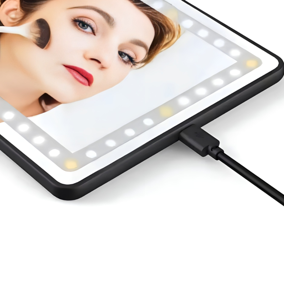 Lusterko LED do makijazu w samochodzie - Scrollnest PL