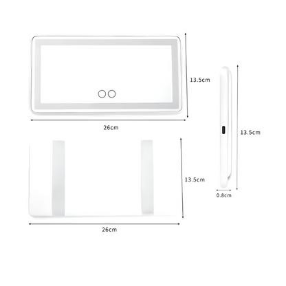 Lusterko LED do makijazu w samochodzie - Scrollnest PL