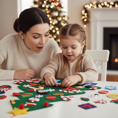 Noworoczna choinka z filcu - Scrollnest PL