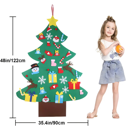 Noworoczna choinka z filcu - Scrollnest PL