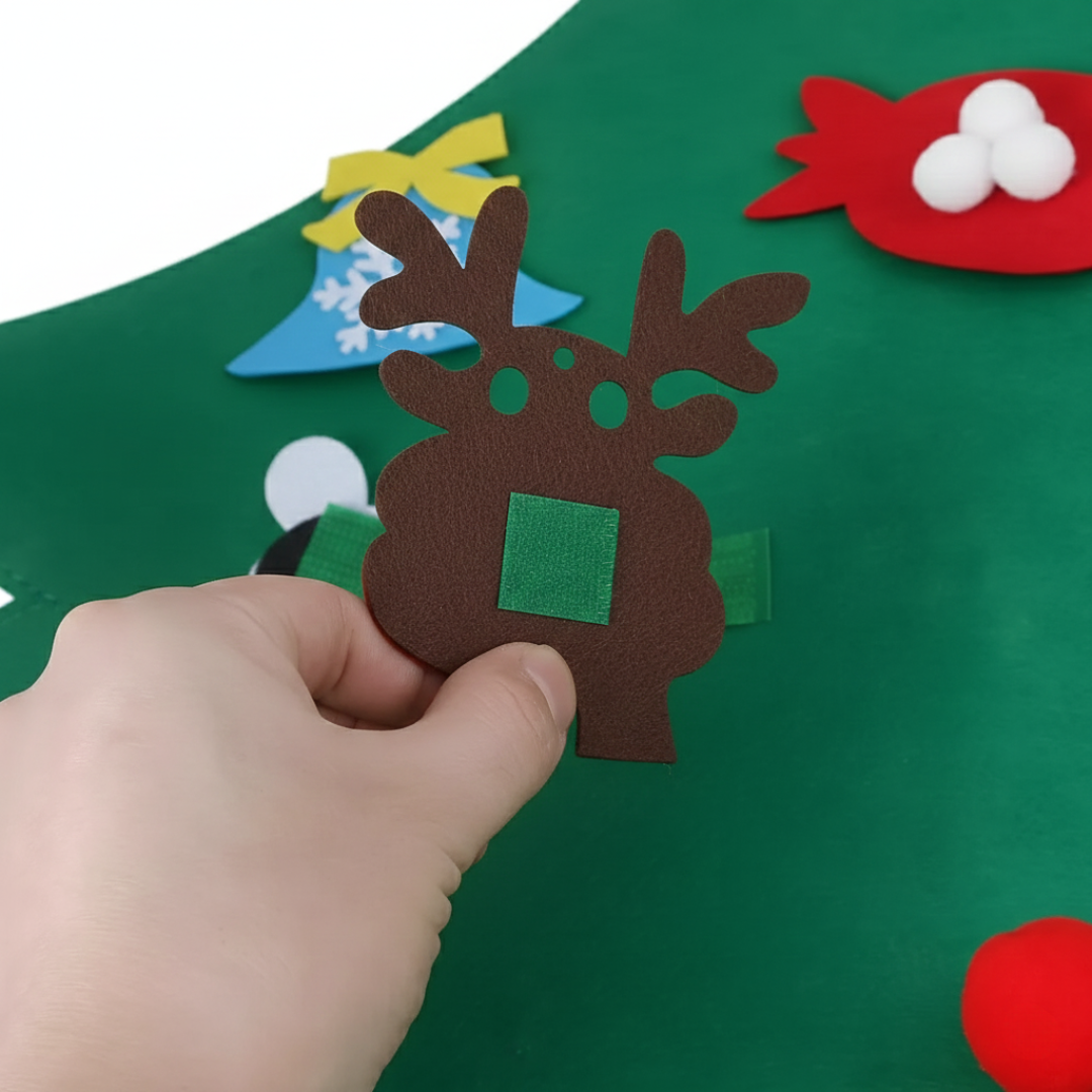 Noworoczna choinka z filcu - Scrollnest PL