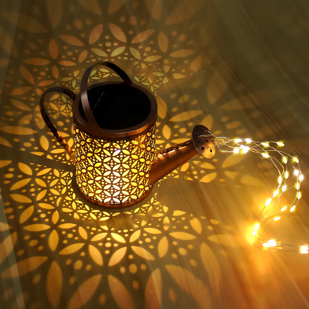 Solarna lampka w ksztalcie wiaderka - Scrollnest PL