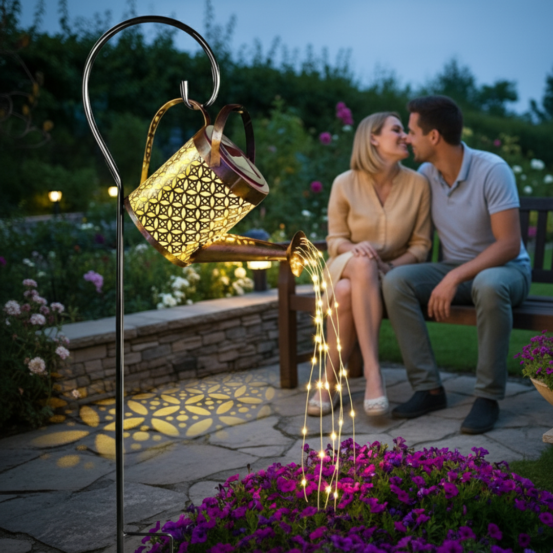 Solarna lampka w ksztalcie wiaderka - Scrollnest PL