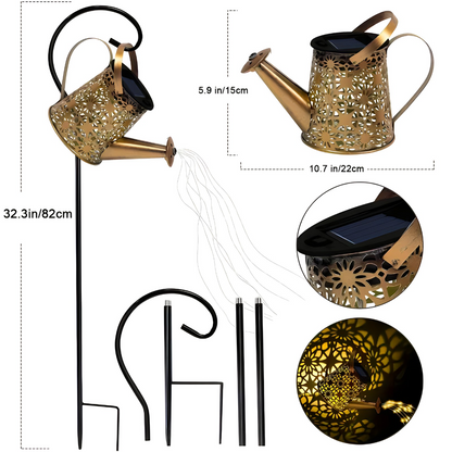 Solarna lampka w ksztalcie wiaderka - Scrollnest PL