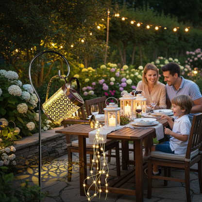 Solarna lampka w ksztalcie wiaderka - Scrollnest PL