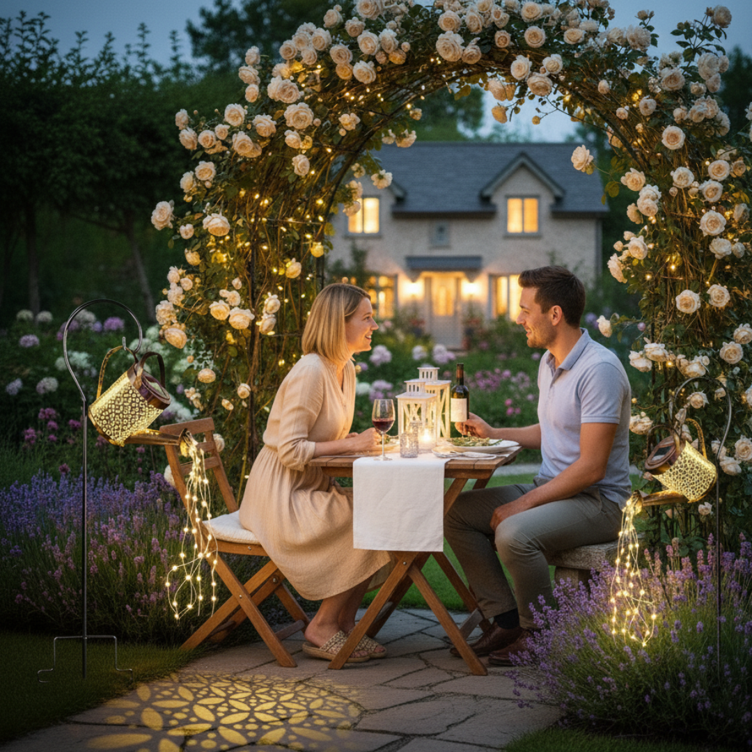 Solarna lampka w ksztalcie wiaderka - Scrollnest PL